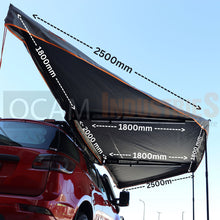 Load image into Gallery viewer, OCAM Wingman 180 Degree Awning - 600D Oxford 4x4 Camping
