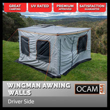 Load image into Gallery viewer, OCAM Wingman Premium Awning Tent / Walls, 2.3m Driver Side
