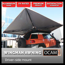 Load image into Gallery viewer, OCAM Wingman Premium 270 Degree Awning - Driver Side With Ceiling Door, 2.3m, 600D Oxford 4x4 Camping

