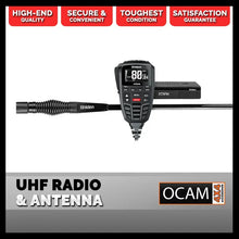 Load image into Gallery viewer, Uniden Smart UHF Radio w/ Large OLED Display &amp; ATX890S Antenna XTRAK-80-ADV-PACK
