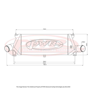 81mm Intercooler (Nissan Skyline R34 GTR 99-02)