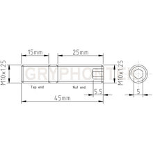 Load image into Gallery viewer, Turbo Flange Stud Nut Kit Nissan RB20DET RB25DET (M10x1.25)
