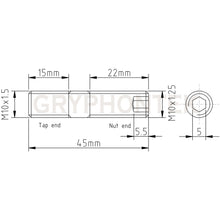 Load image into Gallery viewer, Turbo Flange Stud Nut Kit Nissan RB20DET RB25DET (M10x1.5)
