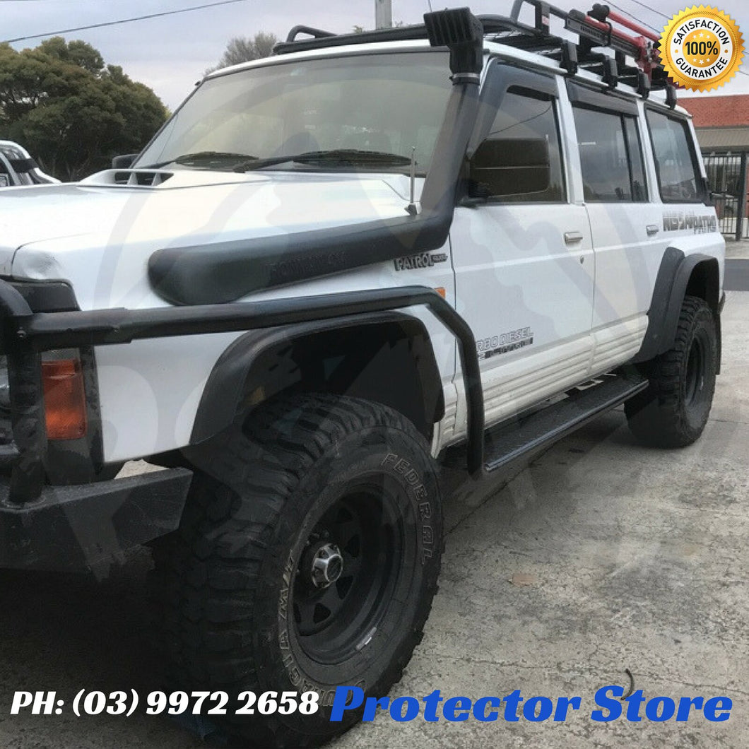 Heavy Duty Sidesteps & Brush Rail Bars for Nissan Patrol GQ Side Steps