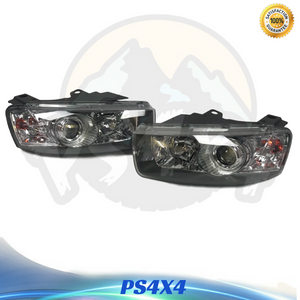 Pair of Headlights + Globes for Holden Captiva 7 Series II 2012-2015 LEFT + RIGHT