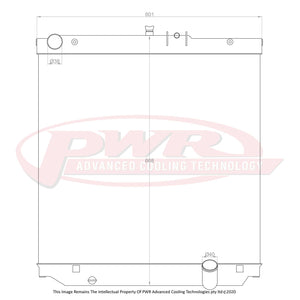 55mm Radiator (Toyota Landcruiser 70 Series 2007+)