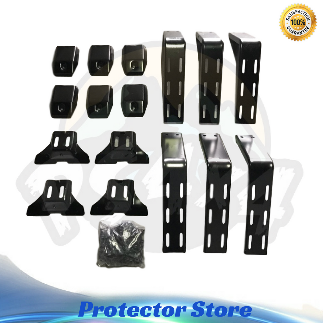 6 Roof Rack Brackets Universal for rain gutter mounts 8 INCH 4x4 4WD