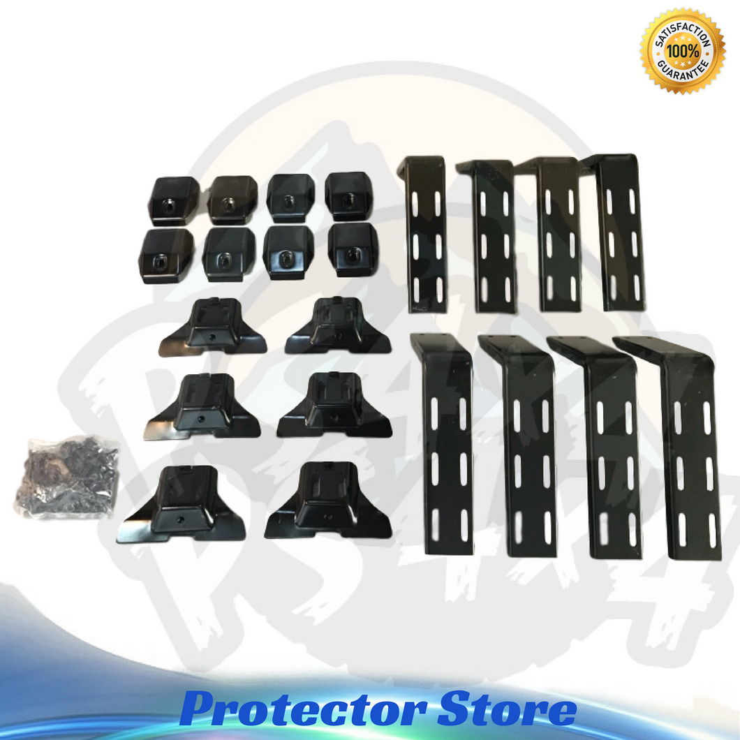8 Roof Rack Brackets Universal for rain gutter mounts 8 INCH 4x4 4WD
