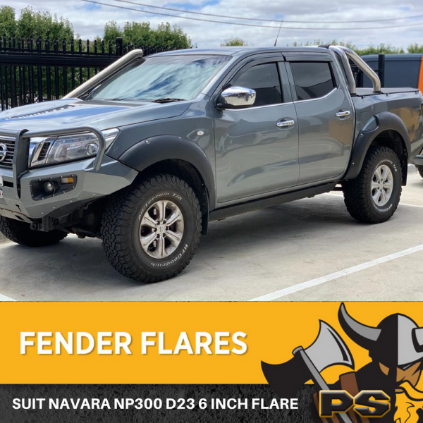 Nissan Navara NP300 Fender Flares Wheel Arches D23 2014-2018 Guard Wheel