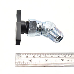 10AN 45 Degree Turbo Oil Drain Flange Kit BorgWarner EFR Series