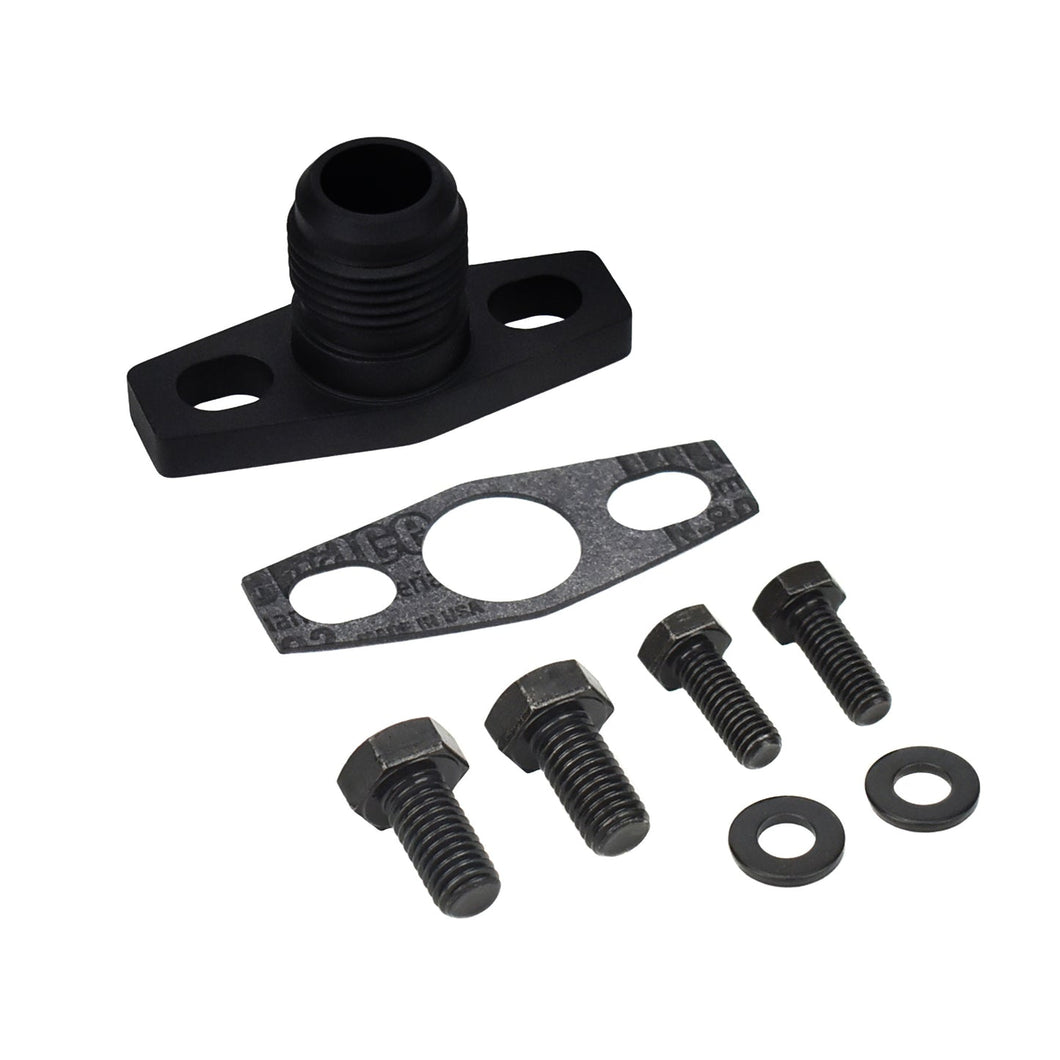 10AN Turbo Oil Drain Flange Kit Garrett GBC GBC14 GBC17 GBC20 GBC22