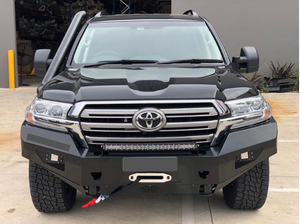Deluxe Bull Bar to suit Toyota Landcruiser 200 Series 2015 + Steel, Winch, ADR