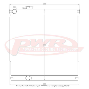 55mm Radiator (Toyota Hilux LN167 Diesel 1988)