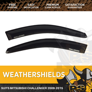 Mitsubishi Challenger 2009-2015 Weathershields Weather Shield Door Visor Guard