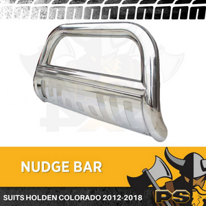 Holden Colorado 2012-2021 Nudge Bar Stainless Steel Grille Guard