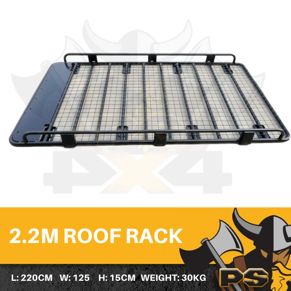 2.2M Steel Tradesman Roof Rack fit Toyota Land Cruiser 76 Series 2007 - 2021