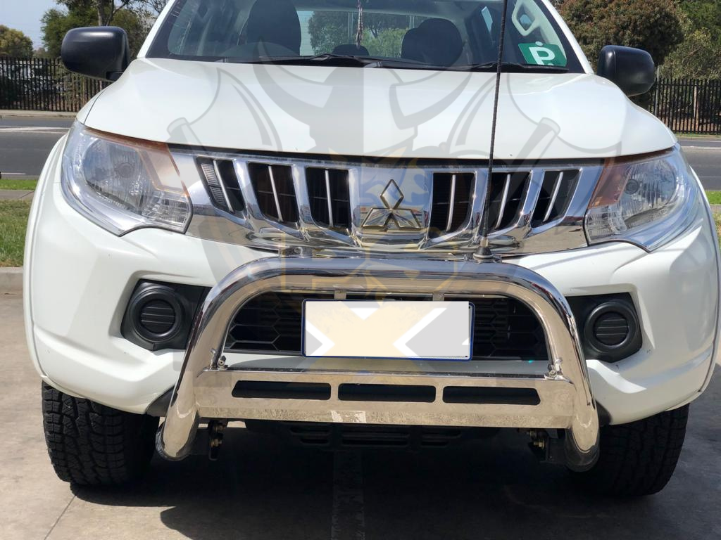 Nudge Bar For Mitsubishi Triton MQ 2015-2018 Stainless Steel Grille Guard