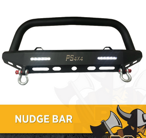 Black Steel Nudge Bar to suit Mazda BT-50 BT50 2011 - 2020 Heavy duty Nudge bar