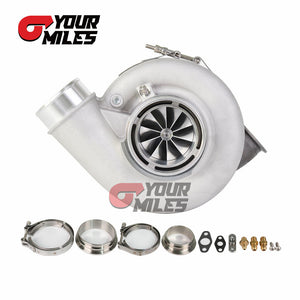 G42-1200 Compact Dual Ball Bearing System TurboCharger Point Milled Wheel T4 1.15/1.25 1.01/1.15/1.28 Dual V-band Housing