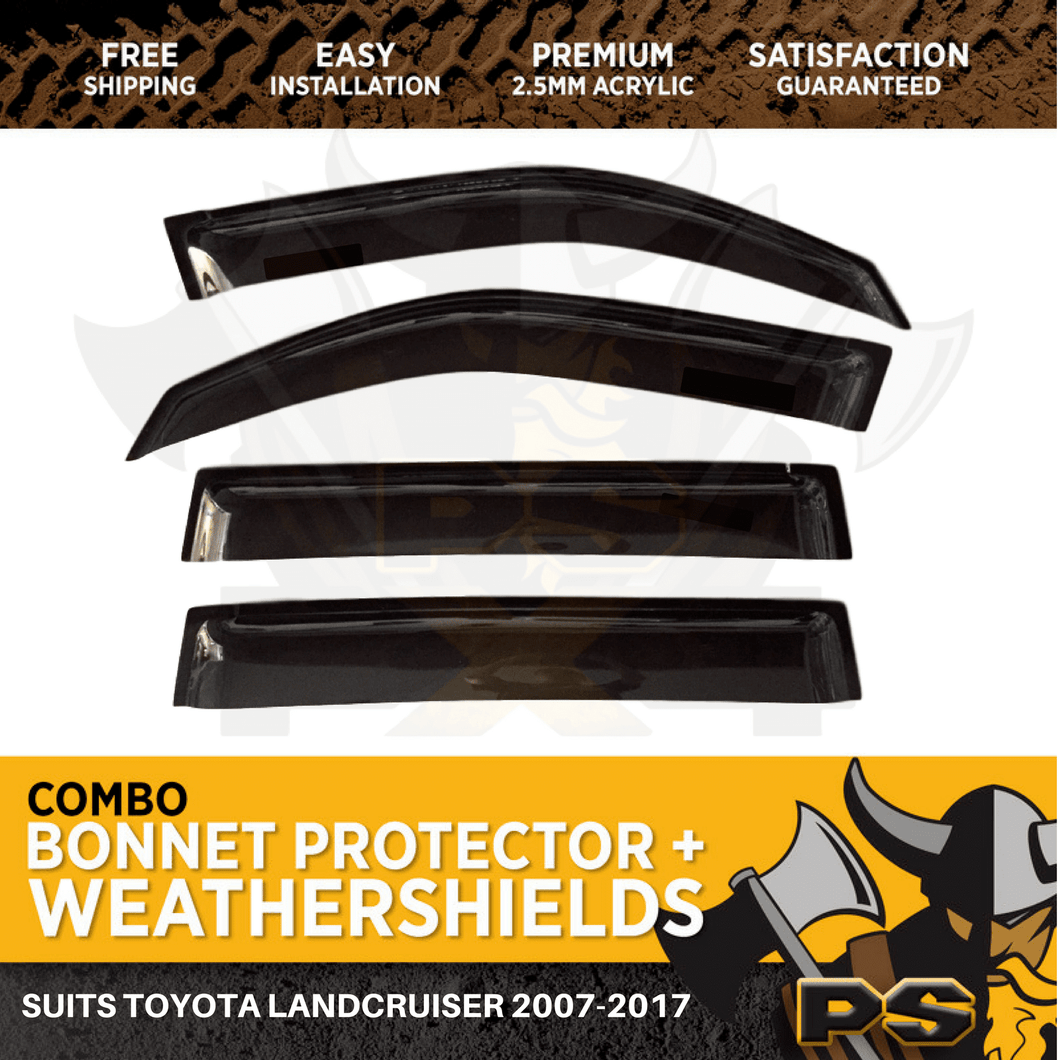 Superior Weathershields to suit Toyota Landcruiser 200 Series 2007-2018