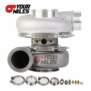 G42-1200 Compact Dual Ball Bearing System TurboCharger Point Milled Wheel T4 1.15/1.25 1.01/1.15/1.28 Dual V-band Housing