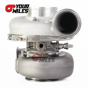 G42-1200 Compact Dual Ball Bearing System TurboCharger Point Milled Wheel T4 1.15/1.25 1.01/1.15/1.28 Dual V-band Housing