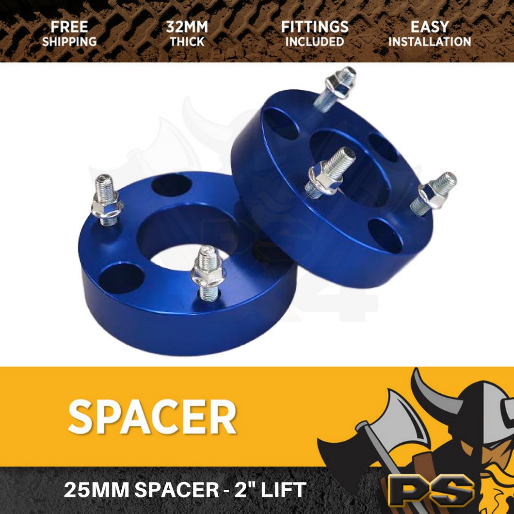 SPACERS TO SUIT TOYOTA FJ CRUISER 120 150 PRADO HILUX 05+