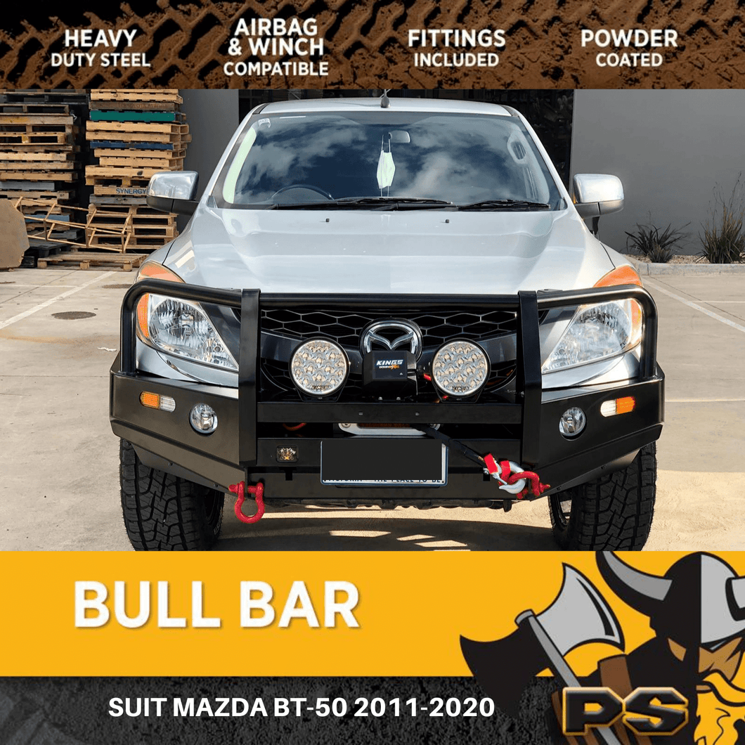 STEEL BULL BAR TO SUIT MAZDA BT-50 BT50 2011-2020 ADR APPROVED