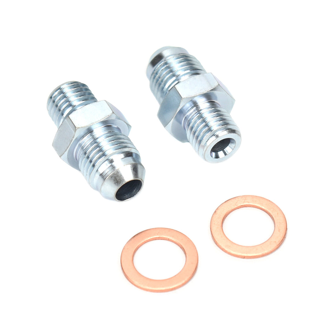 Turbo Water Adapter Fitting Kit 6AN to M12x1.5 (2 Set