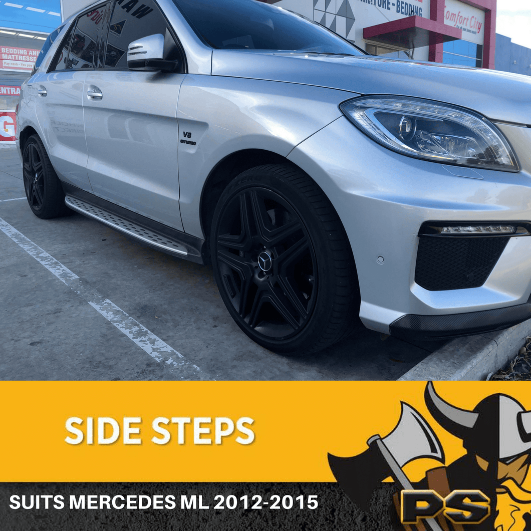 Aluminium Side Steps Running Board for Mercedes Benz W166 ML350 2012-2015