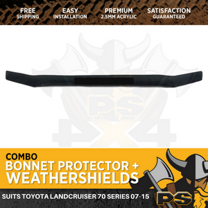 Bonnet Protector to suit Toyota Landcruiser 2007-2016 70 76 78 79 Series