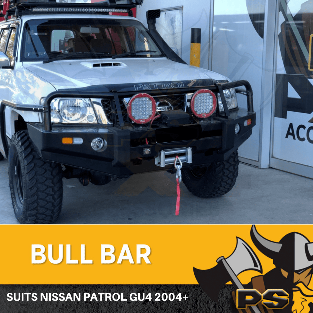 ADR Approved Bull Bar for Nissan Patrol GU 2004-Onwards Winch bar