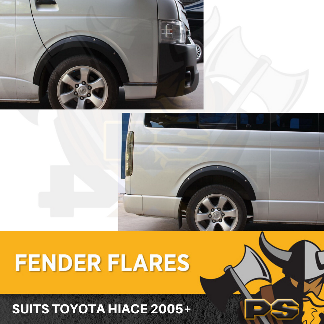 FULL KIT JUNGLE FLARES SUITABLE FOR A TOYOTA HIACE 2005-2019