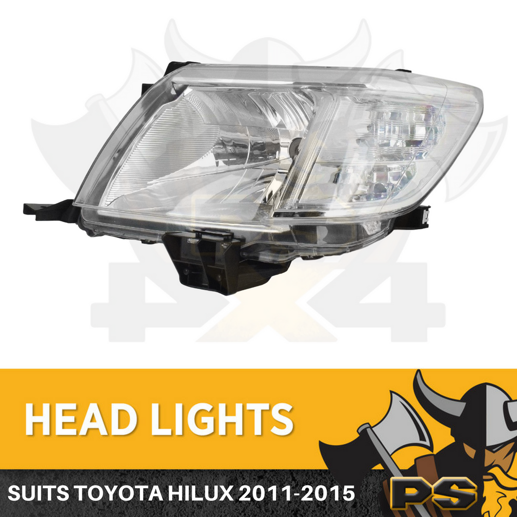 LHS Headlight suit Toyota Hilux 2011-2015 Replacement Passenger Side