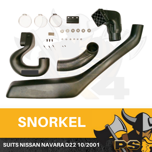 Snorkel Kit suit Nissan Navara D22 Air Intake 10/2001 Onwards Single Battery