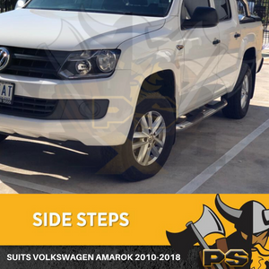 Aluminium Side Steps for Volkswagen Amarok 2010-2020 Dual Cab Running Boards