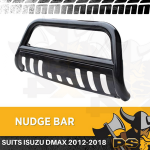 Nudge Bar Black Steel Grille Guard suit Isuzu D-max Dmax 2012-2018