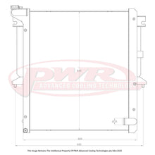 Load image into Gallery viewer, 42mm Closemesh Radiator - 90 Deg Lower Outlet (Mitsubishi Triton ML-MN 2.5L/3.5L 08-15)
