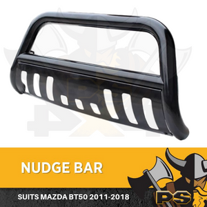 PS4X4 Nudge Bar for Mazda BT50 BT-50 11- 20 Stainless Steel Matte Black