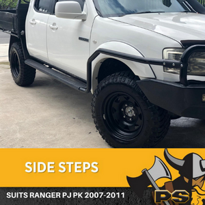 PS4X4 Steel Side Steps & Brush Bars for Ford Ranger PJ PK 2007-11