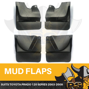 Mud Flap to suit Toyota Prado 120 Series 2003-2009 Guards Mud guard Splash Guard