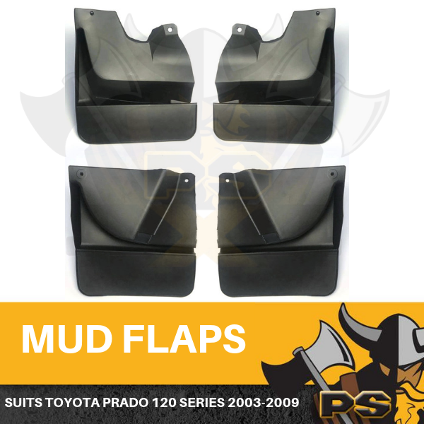 Mud Flap to suit Toyota Prado 120 Series 2003-2009 Guards Mud guard Splash Guard