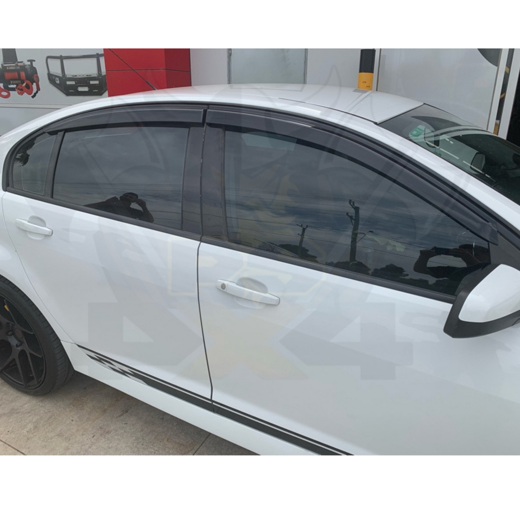 Premium Weathershields Weather Shields Window Visor Commodore VE VF Sedan