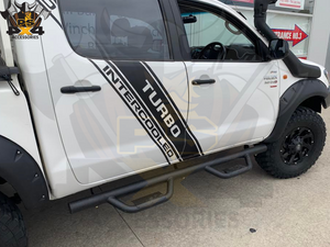 Matte Side Steps to suit Toyota Hilux 2005-2015 Dual Cab Running Boards