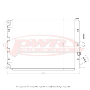 42mm Radiator (Ferrari 360 Tipo F131 V8 99-04)