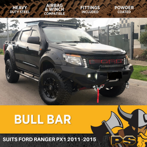 PS4X4 BULL BAR ROCKER BAR TO SUIT FORD RANGER PX1 2011-2015