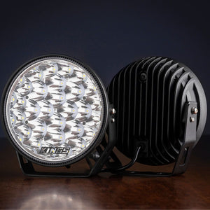 Kings Domin8r Xtreme 9” LED Driving Lights (Pair) | 1Lux @ 865 Fitted with OSRAM LEDs