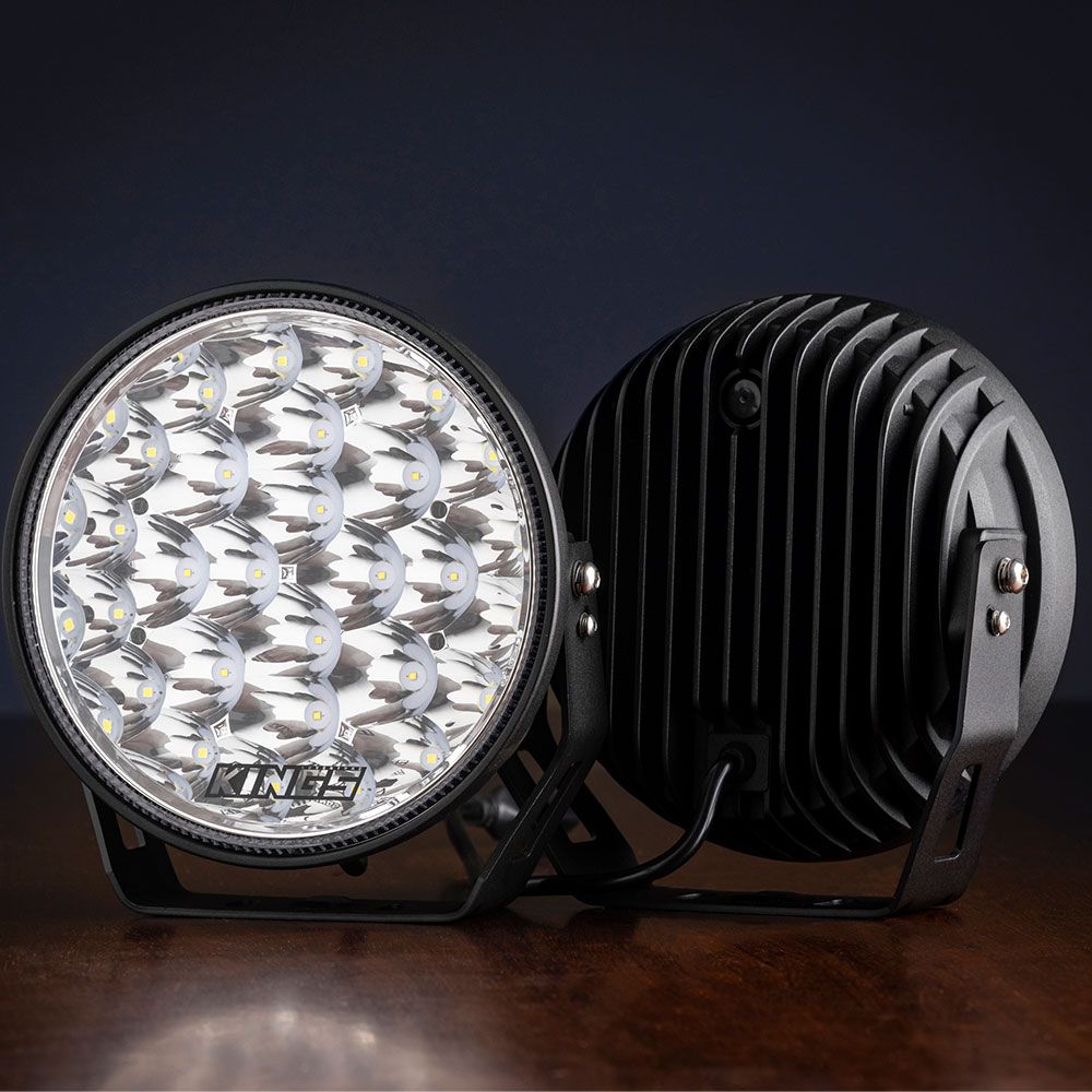 Kings Domin8r Xtreme 9” LED Driving Lights (Pair) | 1Lux @ 865 Fitted with OSRAM LEDs