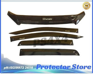 2012-2015 Isuzu D-max Bonnet Protector & Window Visors Weather Shields