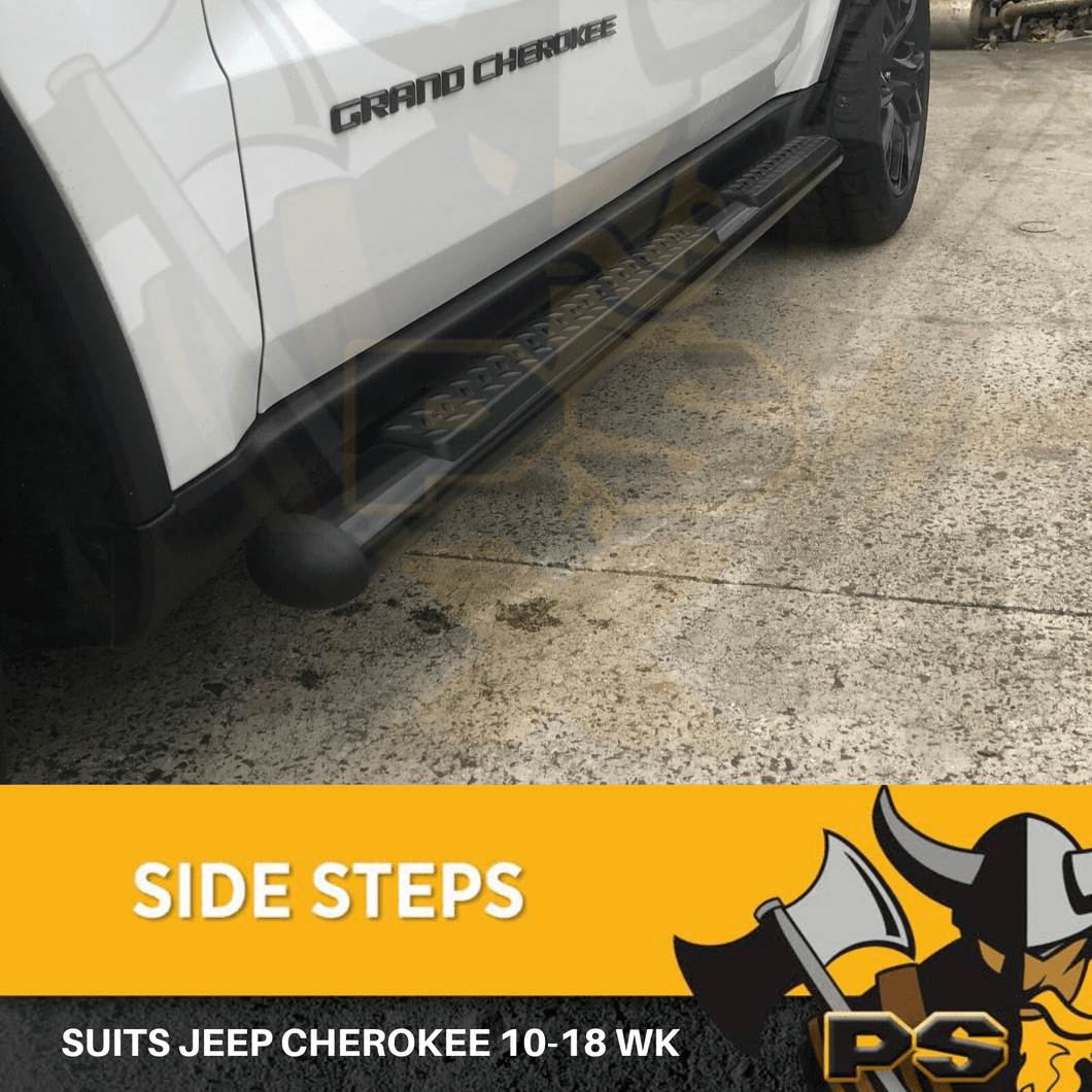 Ps4x4 4 INCH Side Steps suitable for Jeep Grand Cherokee 2010-2018 Running Board - Black